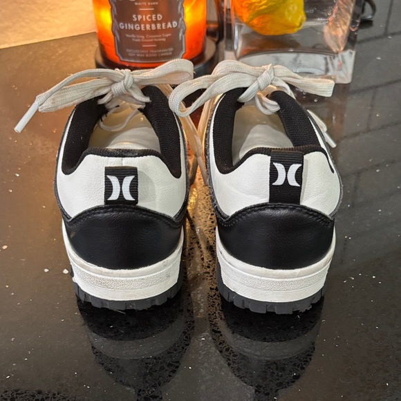 Hurley Boys Black and White Sneakers - Picture 3 of 6